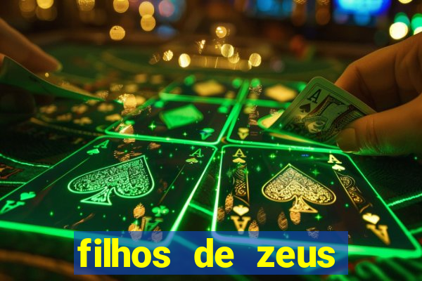 filhos de zeus mitologia grega